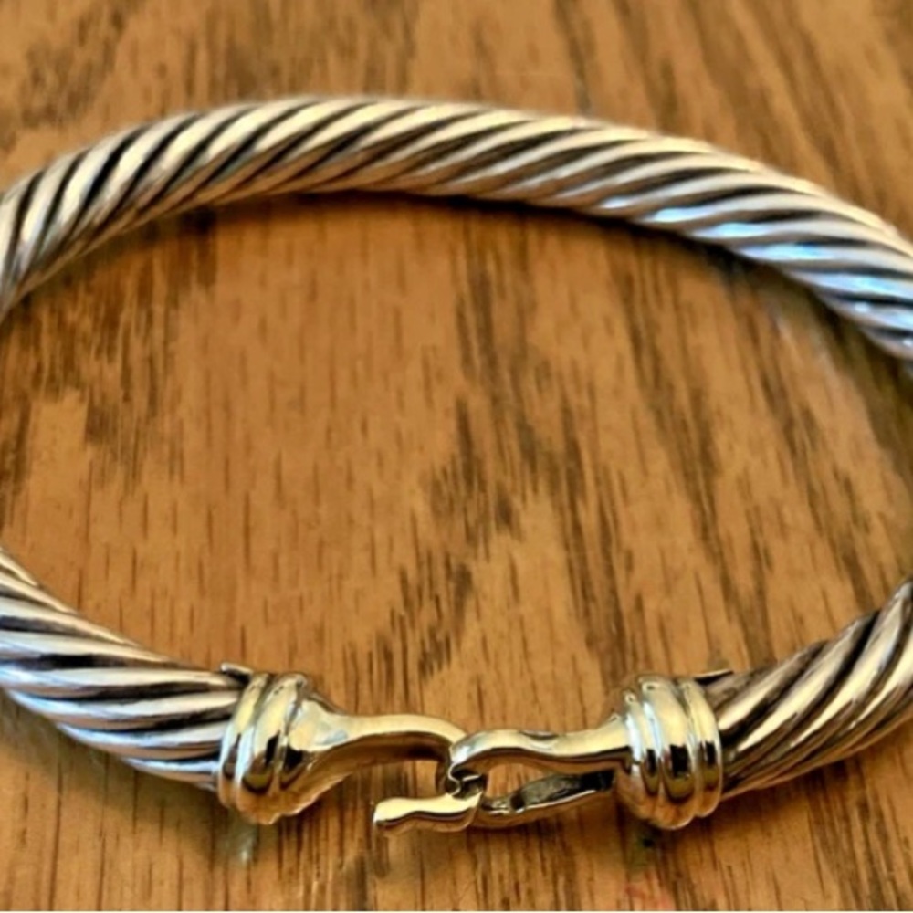 David Yurman 7mm buckle bracelet - large